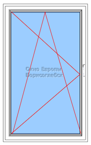 поворотно-откидная створка